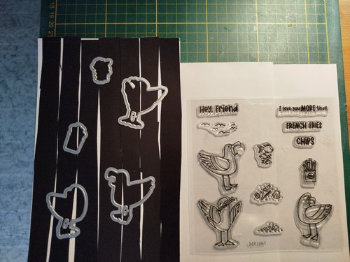 Stempel set mit - mit, passenden