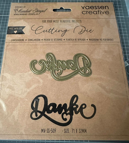 Mundart stempel danke stanze - danke,