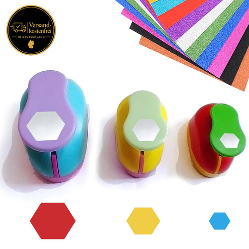 Papierstanzer set 3er - set,