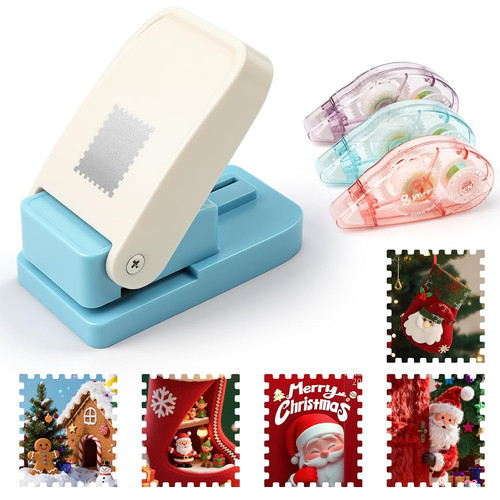 Briefmarkenstanzer set mit - set, 3
