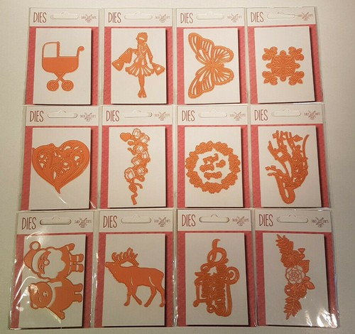 Neu 12x stanzschablone - 🎀12x,